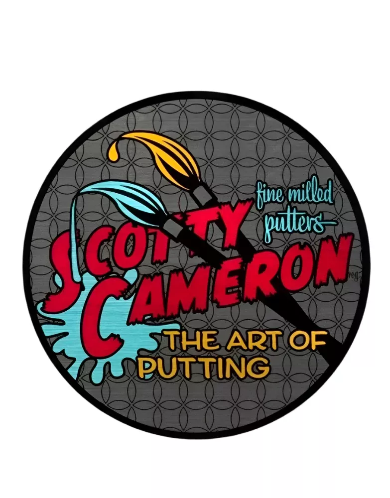 limited-scotty-cameron-art-putting-sticker-round-3-125 Limited Scotty Cameron "The Art of Putting" Sticker - Round 3.125”