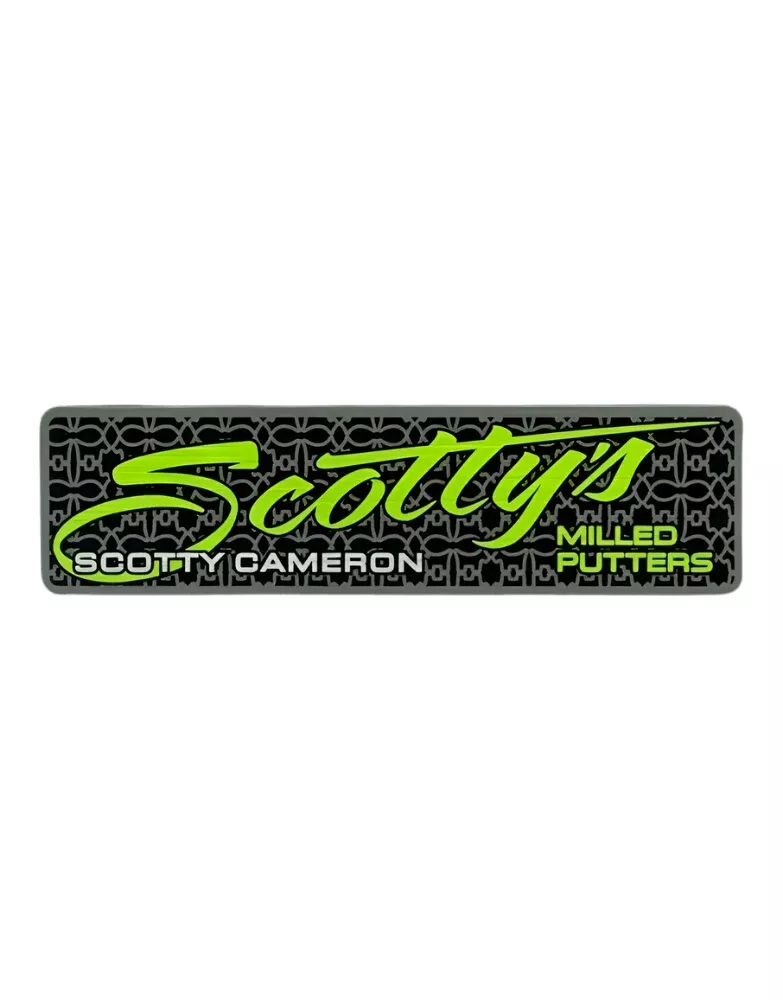 limited-scotty-cameron-scotty-script-lime-sticker-rectangle-3-5-x Limited Scotty Cameron "Scotty Script" Lime Sticker - Rectangle 3.5" x
