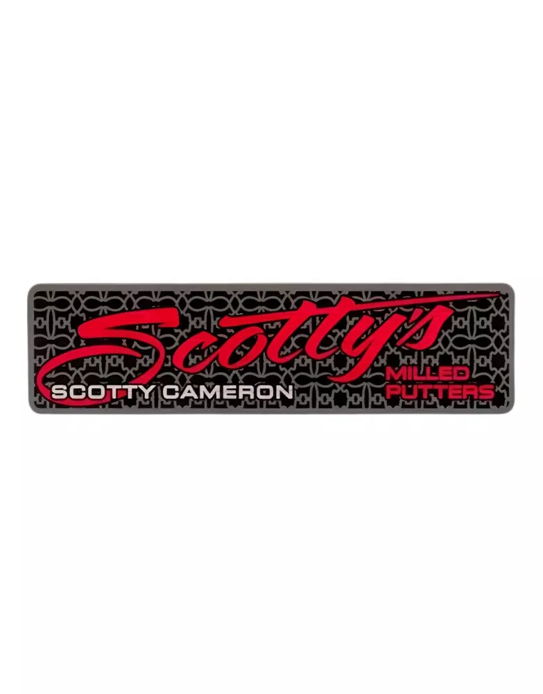 limited-scotty-cameron-scotty-script-red-sticker-rectangle-3-5-x Limited Scotty Cameron "Scotty Script" Red Sticker - Rectangle 3.5" x