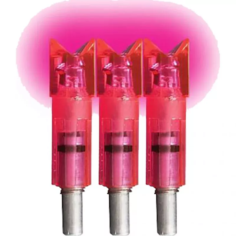 lumenok-crossbow-nocks-pink-moon-gold-tip-3-pack Lumenok Crossbow Nocks Pink Moon Gold Tip 3-Pack