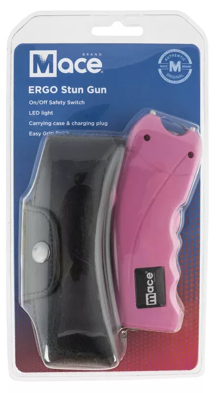 Mace Ergo Stun Gun Pink Rubber