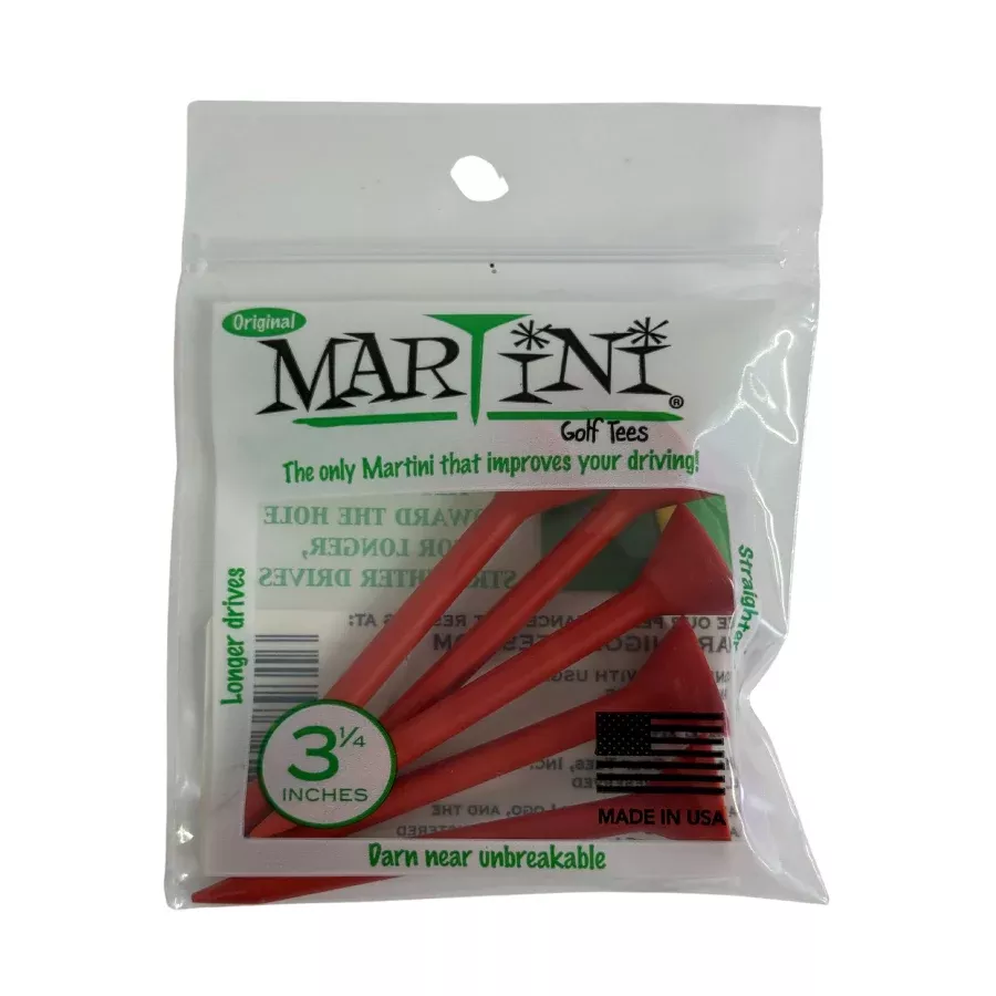 martini-tees-3-1-4-red-5-ct Martini Tees 3 1/4" Red - 5 CT