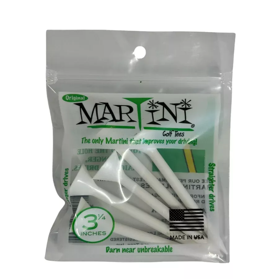 martini-tees-3-1-4-white-5-ct Martini Tees 3 1/4" White - 5 CT