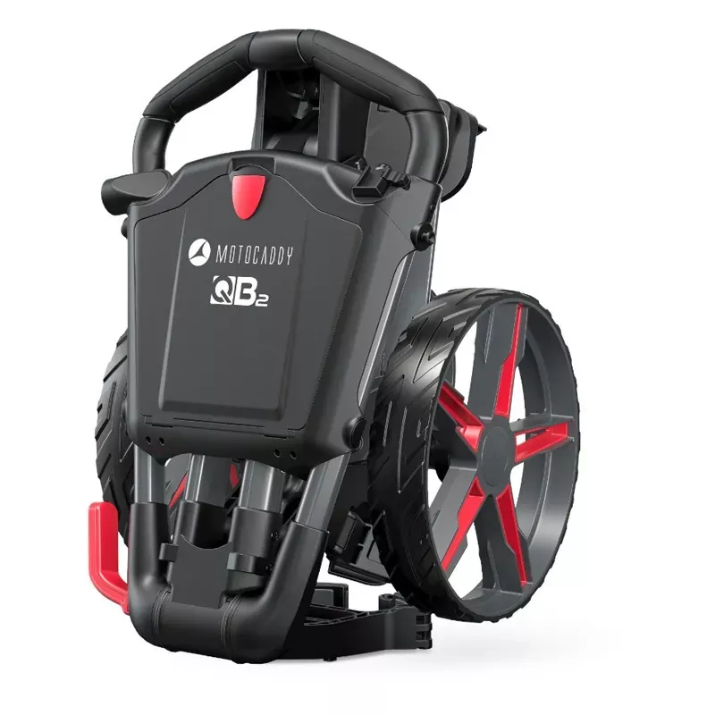 motocaddy-2026-qb2-golf-push-trolley-red Motocaddy 2026 QB2 Golf Push Trolley | Red