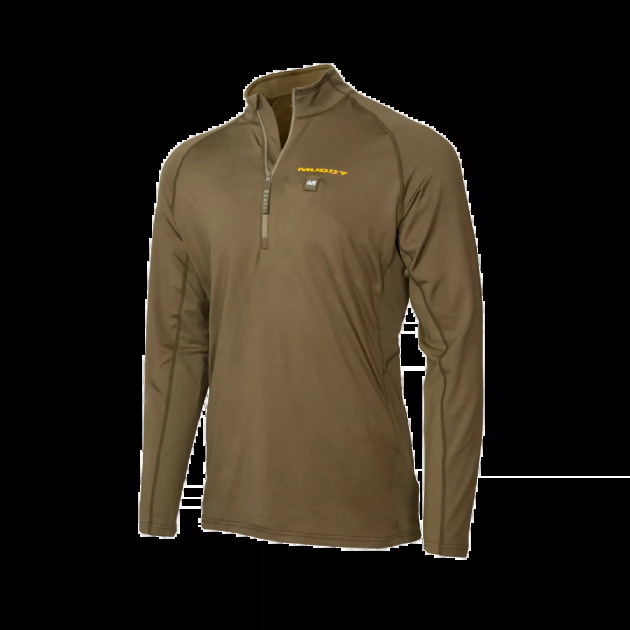muddy-men-s-nucleus-heated-quarter-zip-brown-clay Muddy Men's Nucleus Heated Quarter Zip - Brown Clay