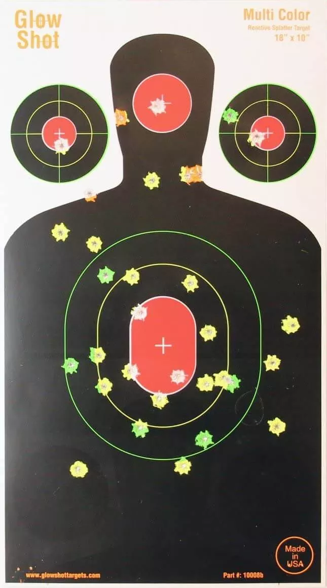 Multi-Color -GlowShot Silhouette Targets