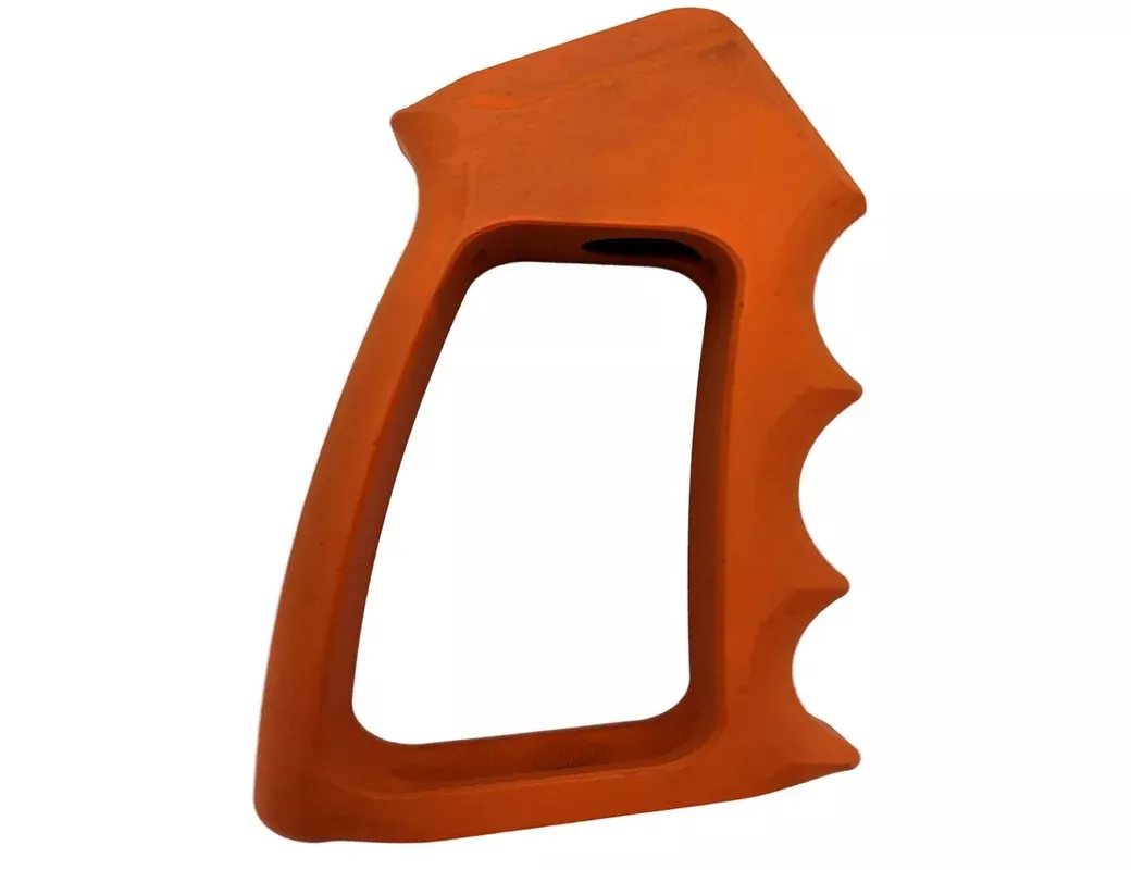 MyHolster AR-15 Grip 2 Orange Ultralight Skeletonized Aluminum