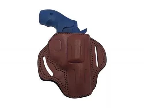 myholster-belt-holster-brown-owb-open-top-concealable-leather MyHolster Belt Holster Brown OWB Open Top Concealable Leather