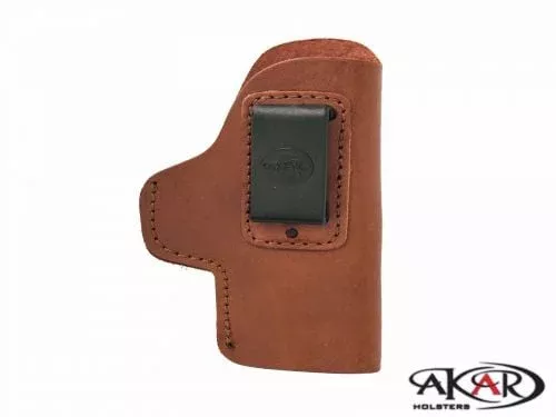 MyHolster IC6124 Brown IWB CCW Leather Holster