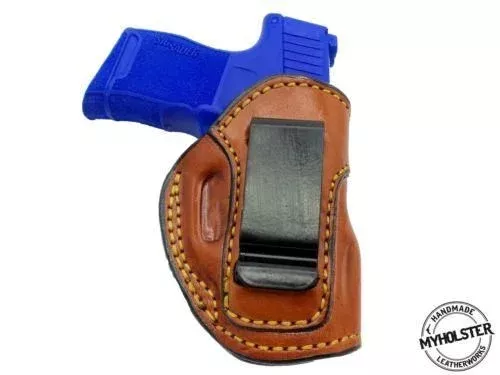 myholster-springfield-hellcat-iwb-right-hand-brown-leather MyHolster Springfield Hellcat IWB Right Hand Brown Leather