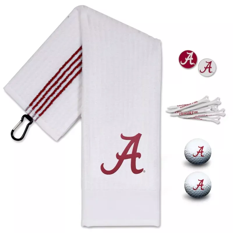 ncaa-team-effort-alabama-crimson-tide-golf-gift-set NCAA Team Effort Alabama Crimson Tide Golf Gift Set