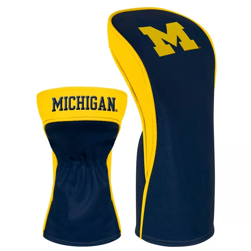 ncaa-team-effort-michigan-wolverines-driver-headcover NCAA Team Effort Michigan Wolverines Driver Headcover