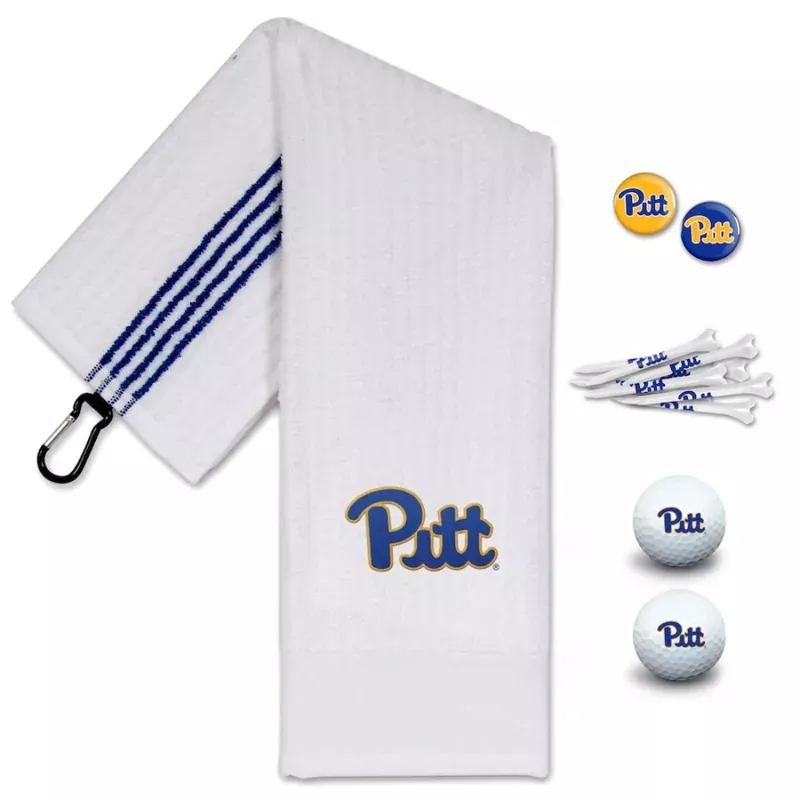 ncaa-team-effort-pitt-panthers-golf-gift-set NCAA Team Effort Pitt Panthers Golf Gift Set