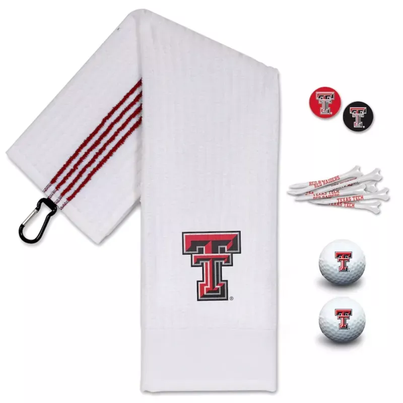 NCAA Team Effort Texas Tech Red Raiders Golf Gift Set