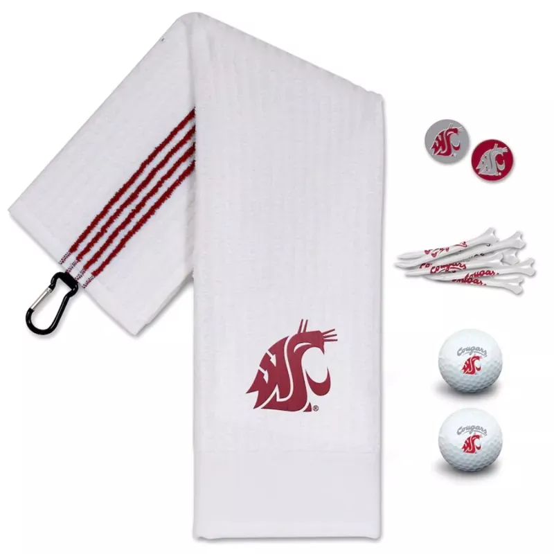 ncaa-team-effort-washington-state-cougars-golf-gift-set NCAA Team Effort Washington State Cougars Golf Gift Set