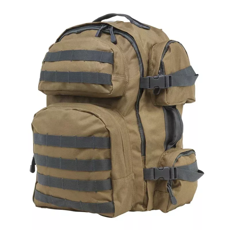 ncstar-tactical-backpack-tan-with-urban-gray-trim NcStar Tactical Backpack Tan with Urban Gray Trim