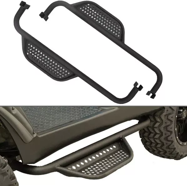 nerf-bar-with-drop-down-side-step-mounting-brackets-included Nerf Bar with Drop Down Side Step (Mounting Brackets Included)
