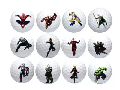 new-novelty-superhero-golf-balls New Novelty Superhero Golf Balls