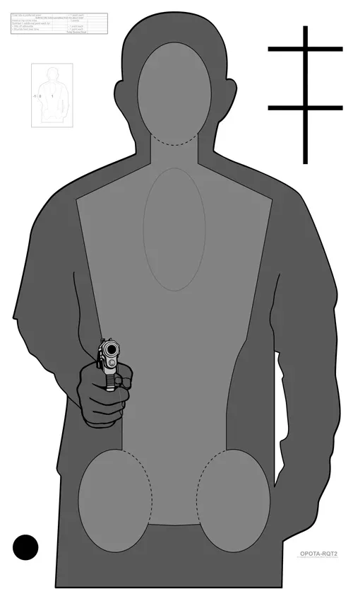 OPOTA-RQT2-CB Cardboard Target