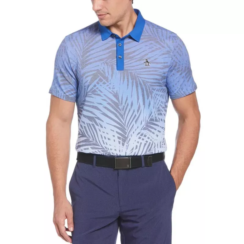 original-penguin-resort-leaf-print-golf-polo Original Penguin Resort Leaf Print Golf Polo