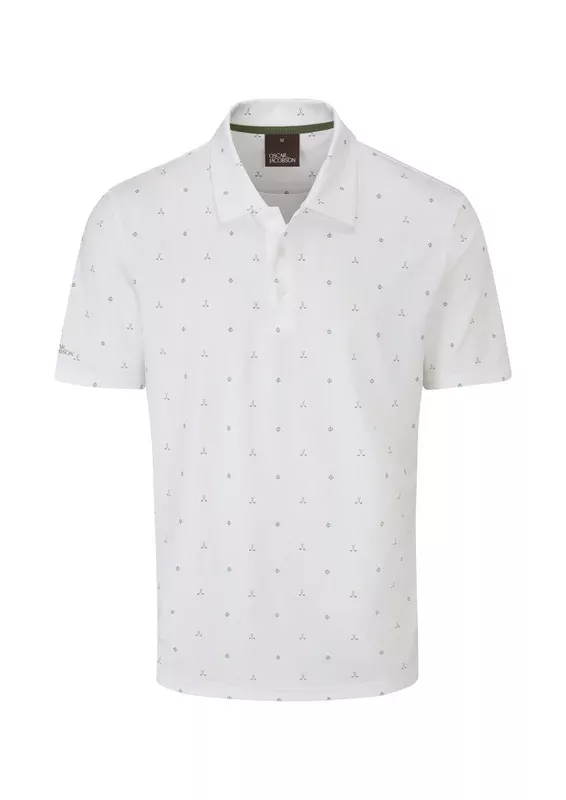 oscar-jacobson-burrows-polo-shirt-white Oscar Jacobson Burrows Polo Shirt – White