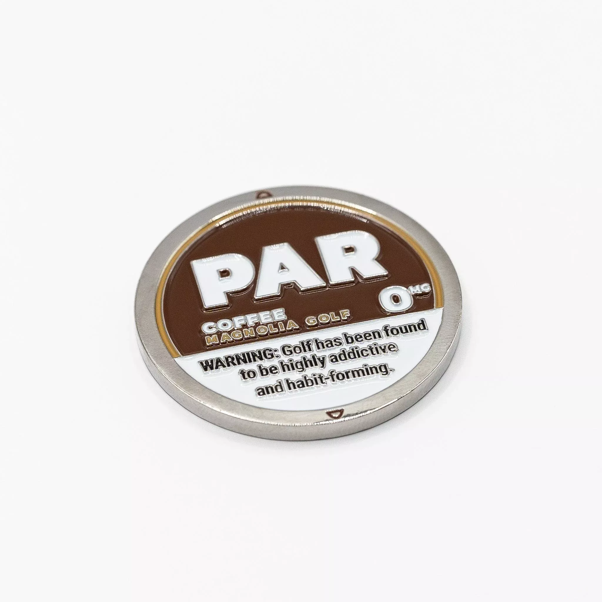 par-ball-marker-coffee "PAR" BALL MARKER - Coffee