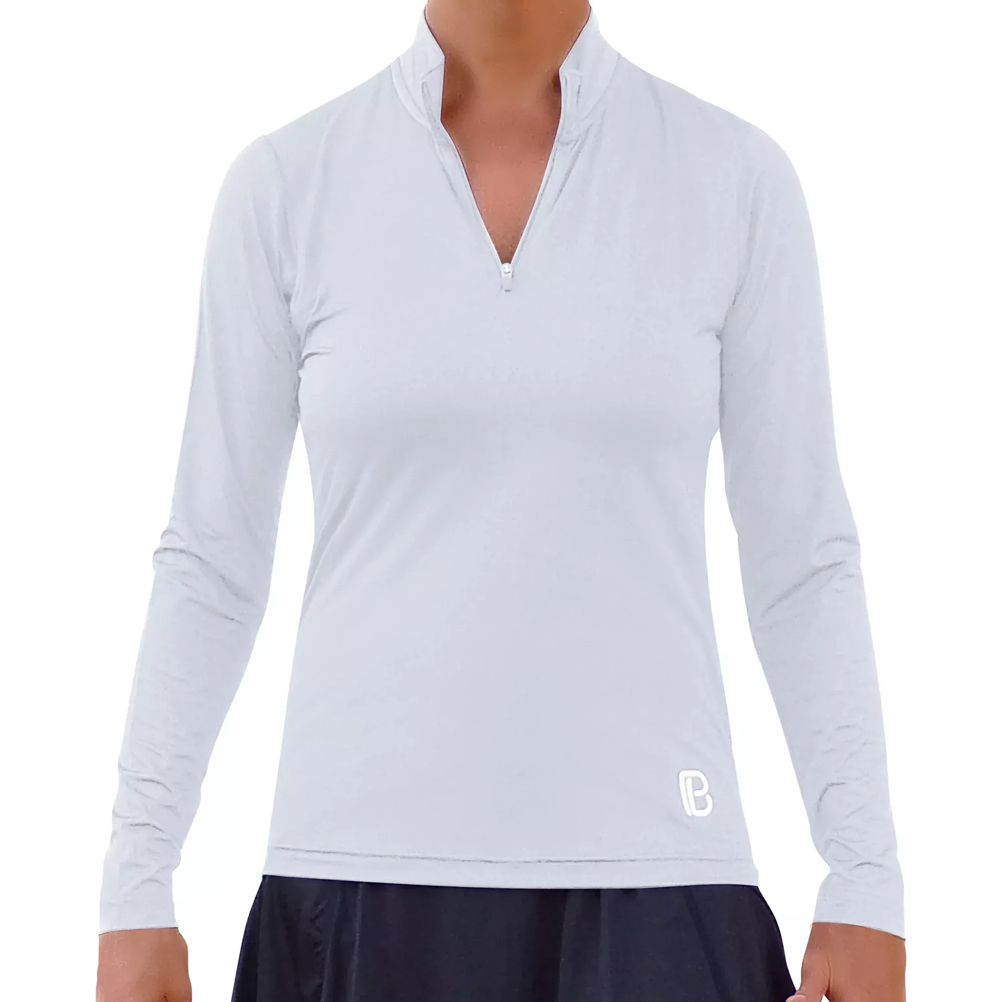 pb-1-4-zip-long-sleeve-classic-white PB 1/4 Zip Long Sleeve Classic White