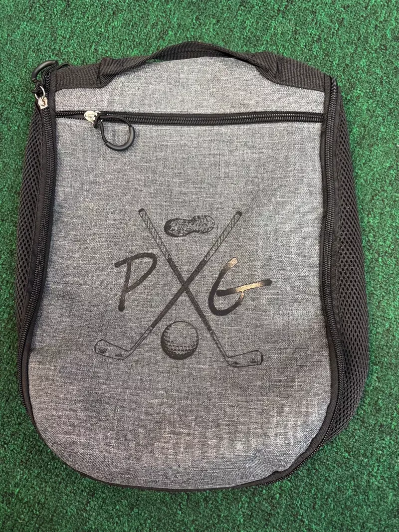 peanuts-golf-logo-shoe-bag Peanuts and Golf Logo Shoe Bag