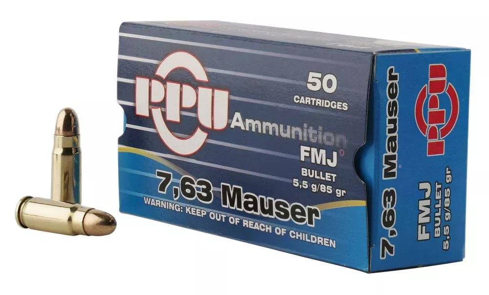 ppu-7-63x25mm-mauser-full-metal-jacket PPU 7.63x25mm Mauser Full Metal Jacket