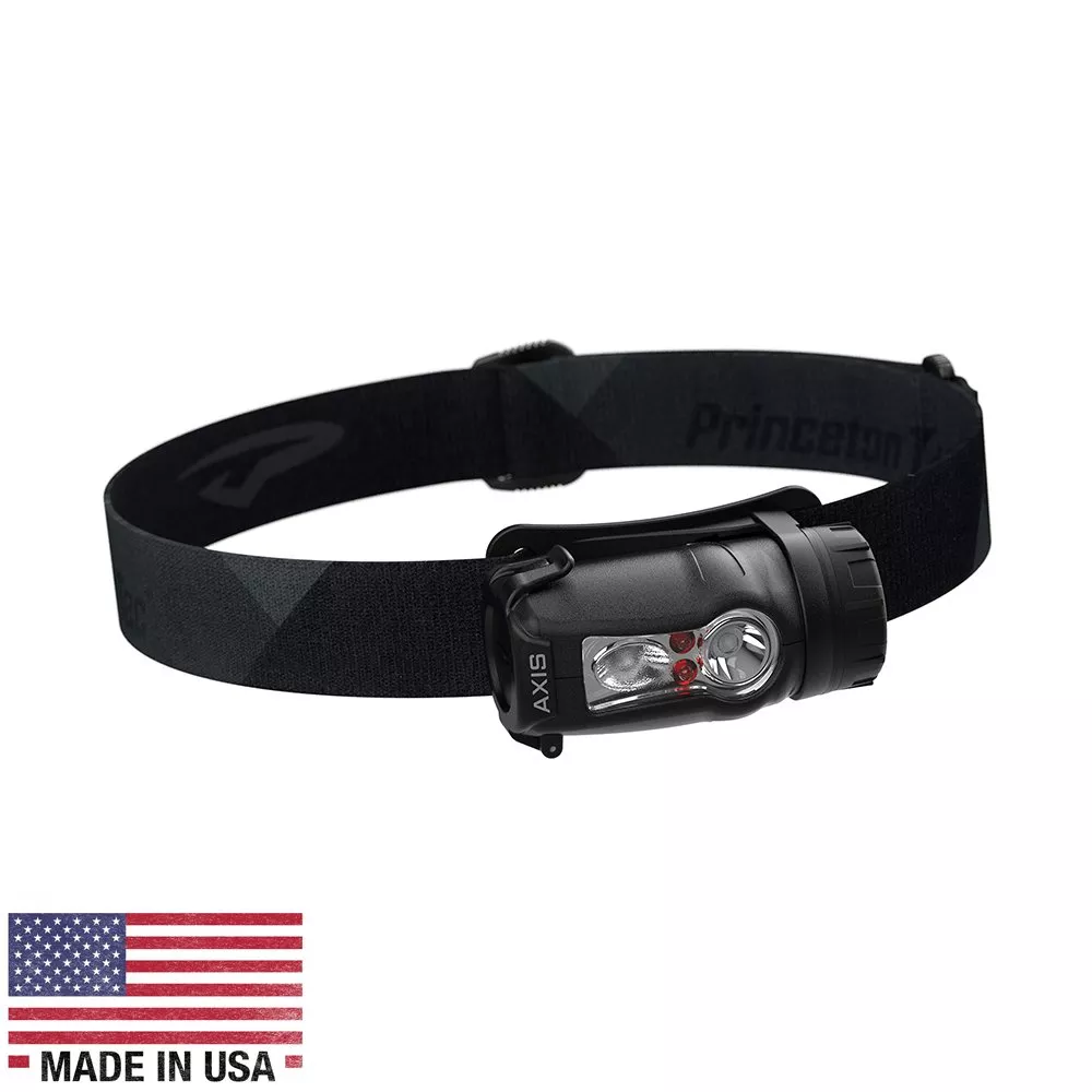 princeton-tec-axis-rechargeable-led-headlamp-black-grey Princeton Tec Axis Rechargeable LED HeadLamp - Black/Grey