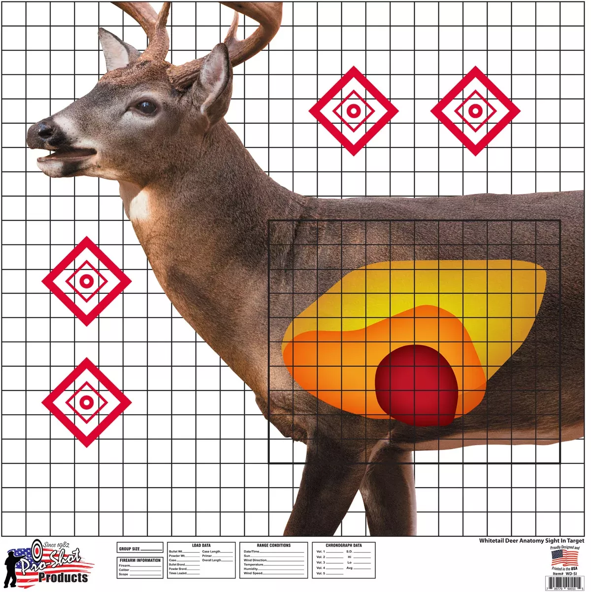 ProShot American Whitetail SightIn Target 25" x 25"