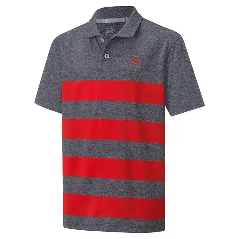 puma-junior-s-mattr-kiwi-stripe-polo PUMA Junior’s MATTR Kiwi Stripe Polo