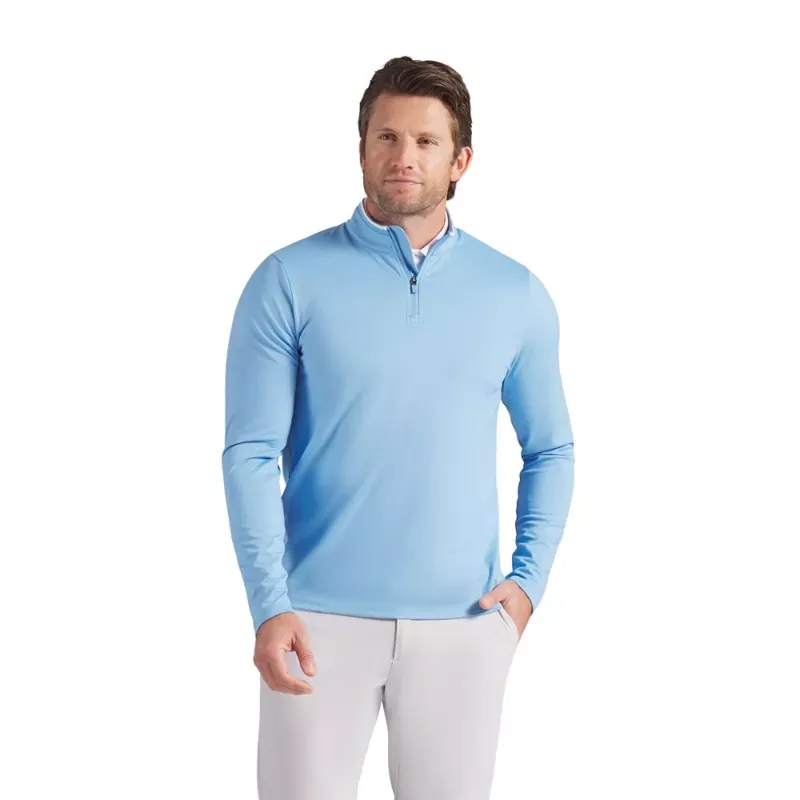 Puma Men’s Cloud Tech Quarter Zip Pullover – Team Light Blue