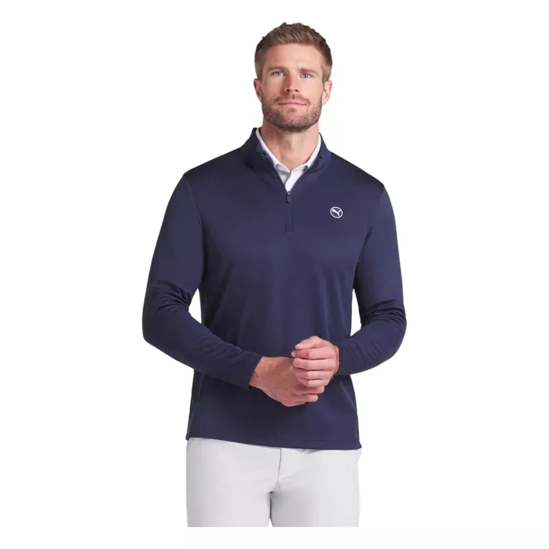 puma-pure-2-0-texture-1-4-zip-golf-mid-layer-629318 Puma Pure 2.0 Texture 1/4 Zip Golf Mid Layer 629318