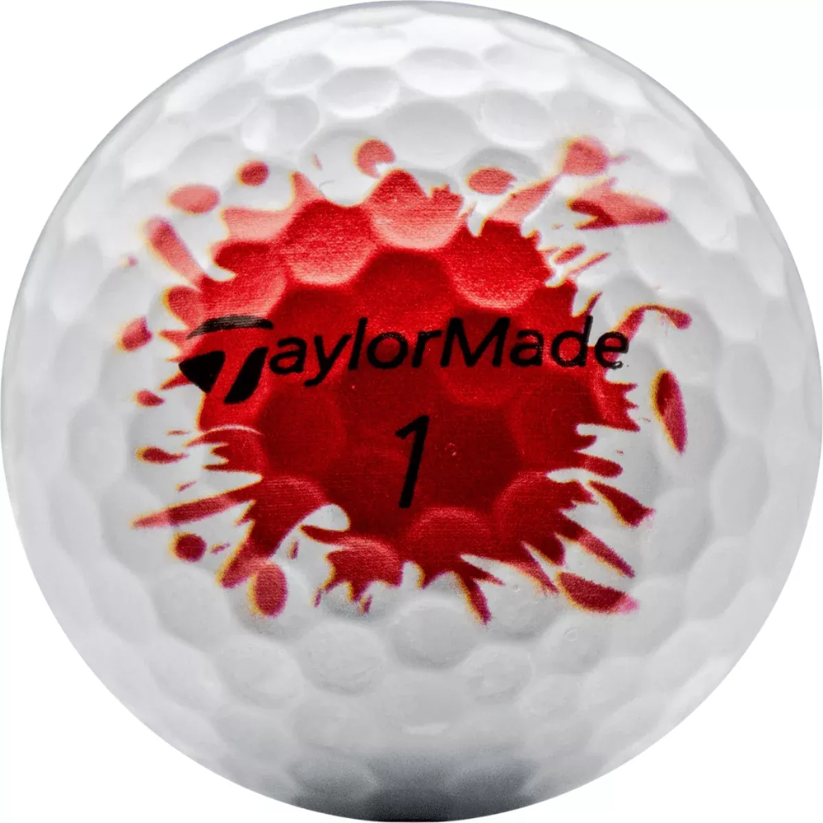 refurbished-taylormade-tp5-blood-splatter-golf-balls Refurbished TaylorMade TP5 Blood Splatter Golf Balls