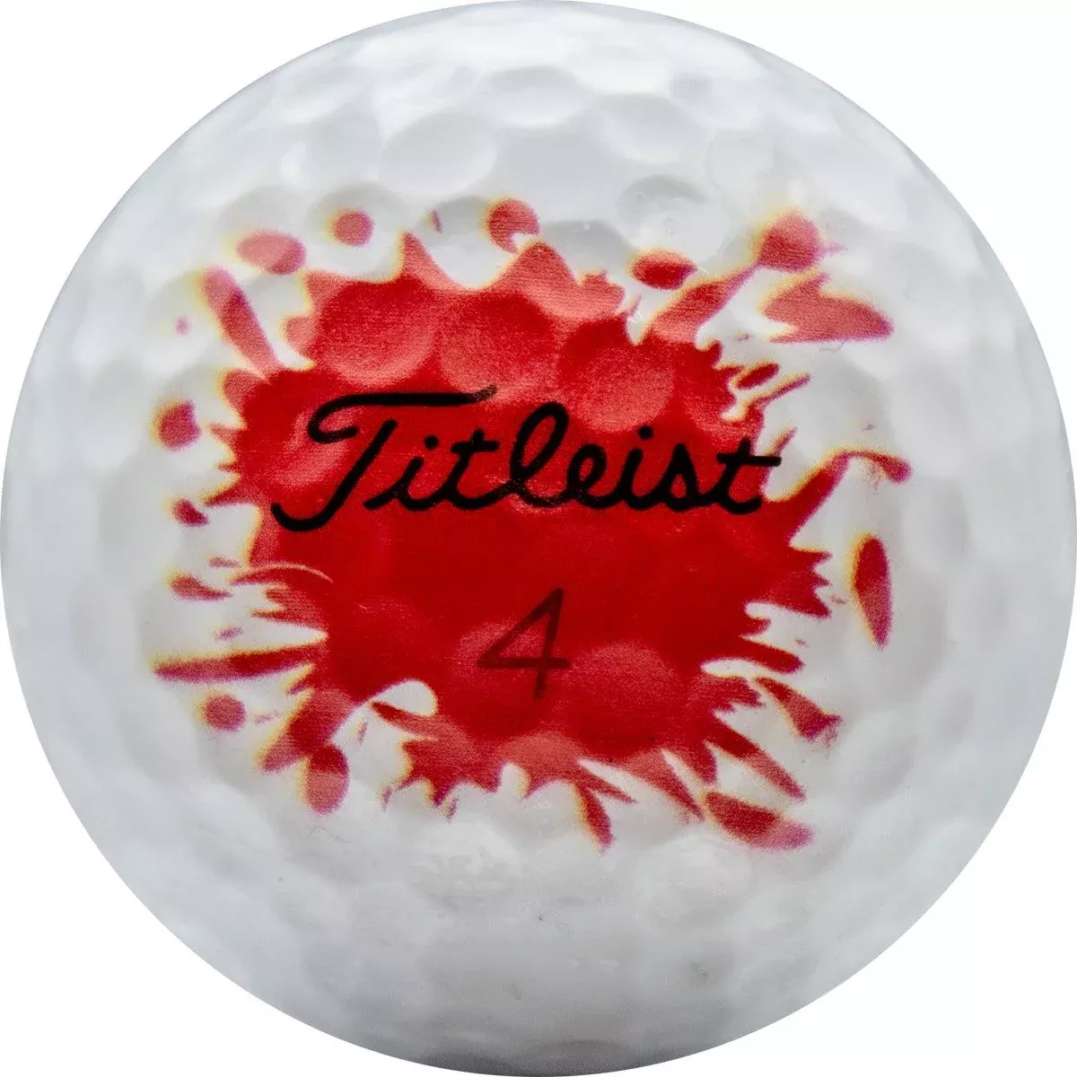 refurbished-titleist-pro-v1x-blood-splatter-golf-balls Refurbished Titleist Pro V1x Blood Splatter Golf Balls