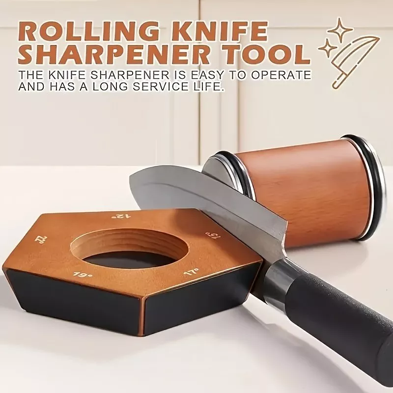 rolling-knife-sharpener-kit-5-magnetic-angles-12-degrees-15-degrees-17-degrees-1 Rolling Knife Sharpener Kit 5 Magnetic Angles 12 Degrees, 15 Degrees, 17 Degrees, 19 Degrees, 22 Degrees. Professional Rolling Knife Sharpening T