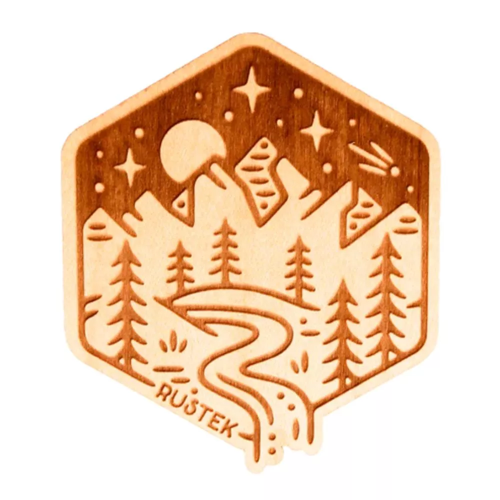 rustek-foothill-falls-wood-sticker Rustek Foothill Falls Wood Sticker