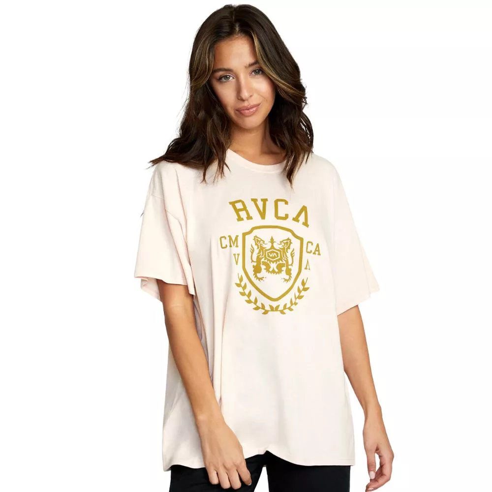 rvca-women-s-va-shield-boyfriend-tee-size-l RVCA Women's VA Shield Boyfriend Tee, Size L