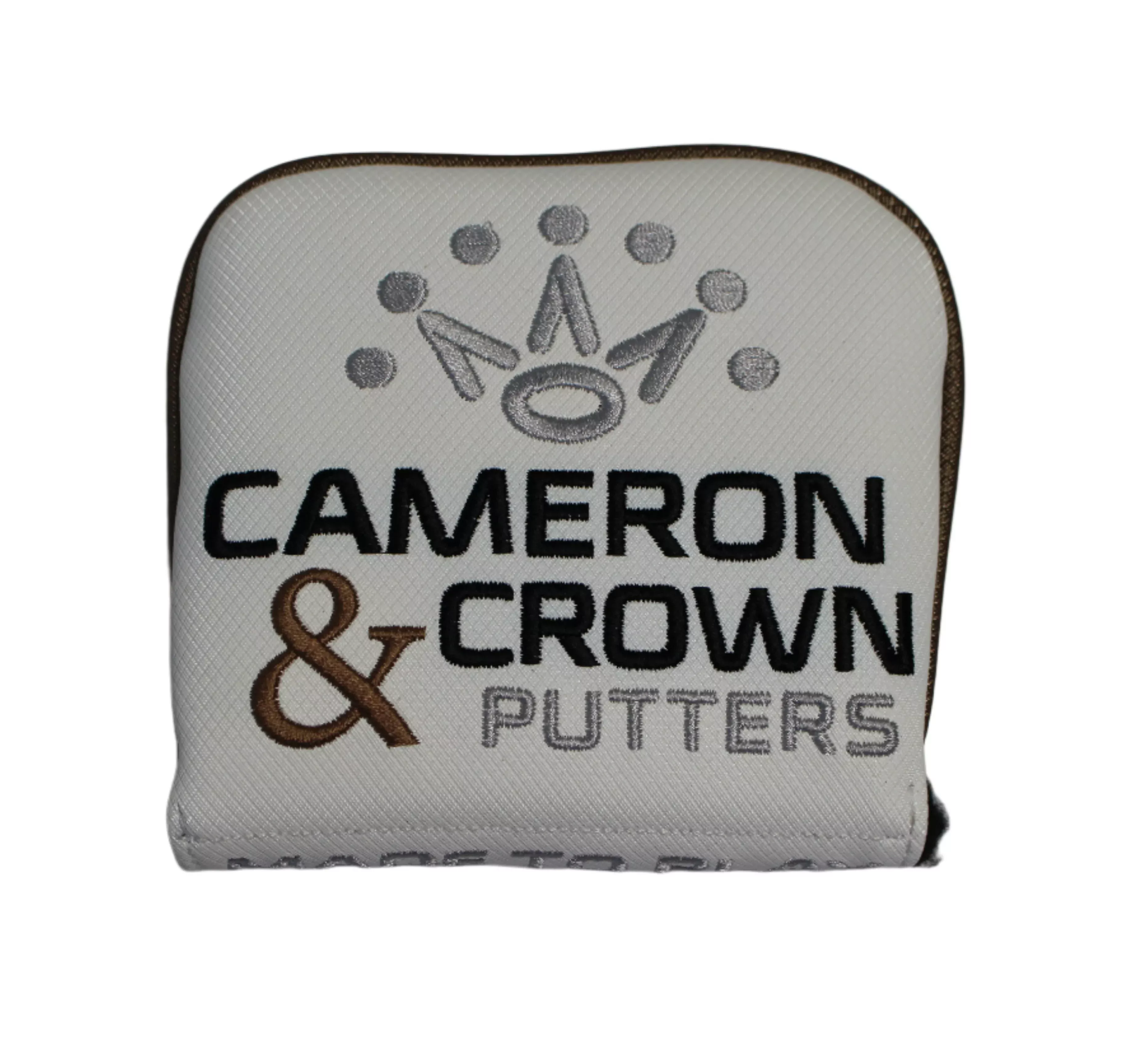 scotty-cameron-cameron-crown-made-to-play-white-brown-left-hand Scotty Cameron - Cameron & Crown "Made to Play" White/Brown Left Hand