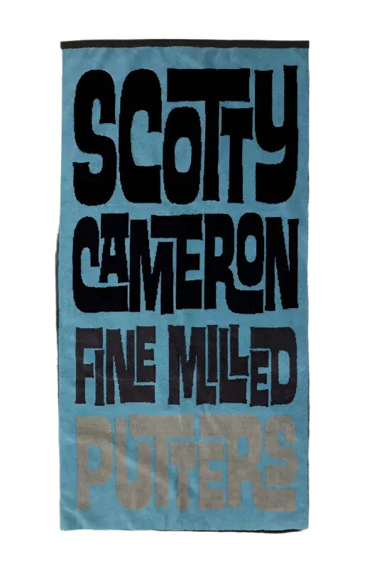 Scotty Cameron - Laguna Stack Golf Towel Black/Blue