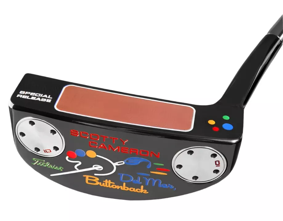 scotty-cameron-limited-release-2010-button-back-del-mar-mallet-putte Scotty Cameron - Limited Release 2010 Button-Back Del Mar Mallet Putte