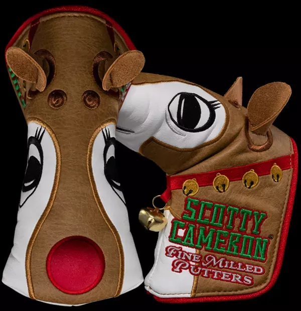 scotty-cameron-putter-cover-2022-holiday-rudolph Scotty Cameron Putter Cover (2022 Holiday Rudolph)