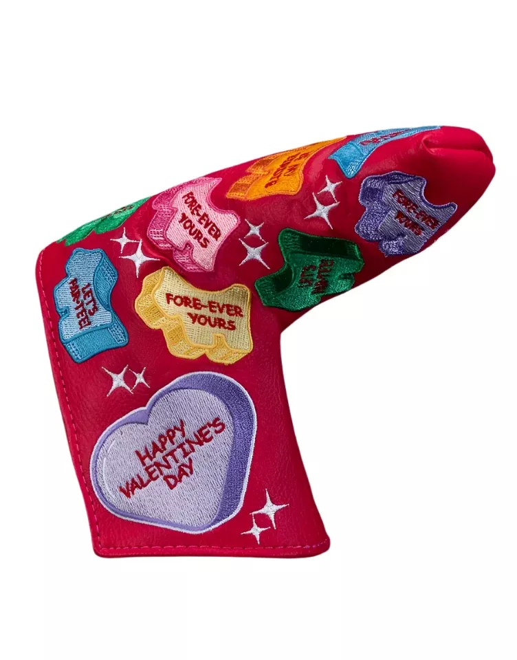 scotty-cameron-valentine-s-day-2025-candy-dog-blade-putter-headcover Scotty Cameron Valentine's Day 2025 Candy Dog Blade Putter Headcover
