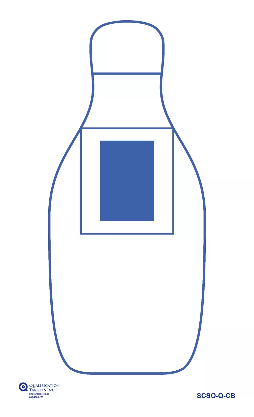 SCSO-Q-CB Cardboard Target