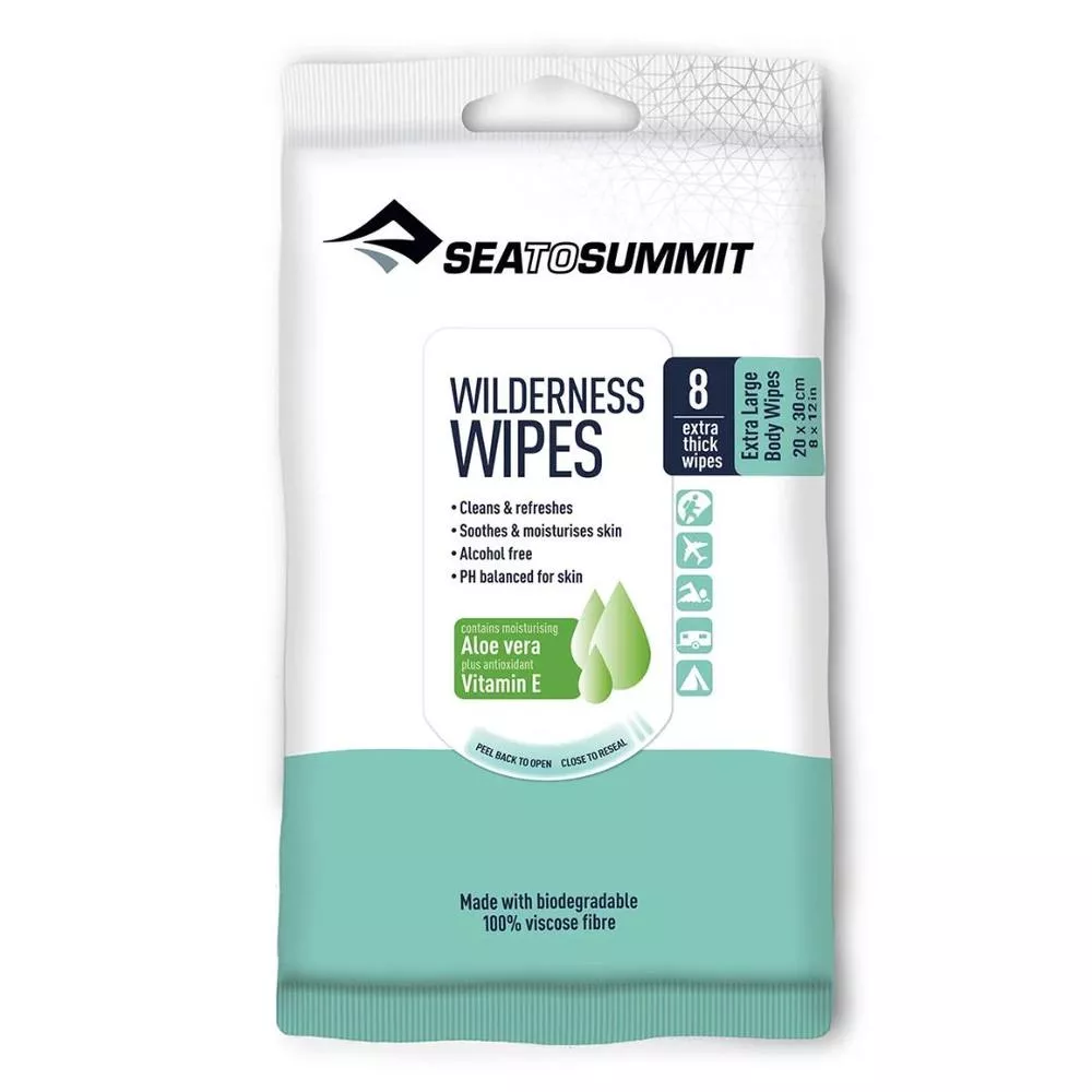 Sea to Summit Extra Large Wilderness Wipes - 8 Pack