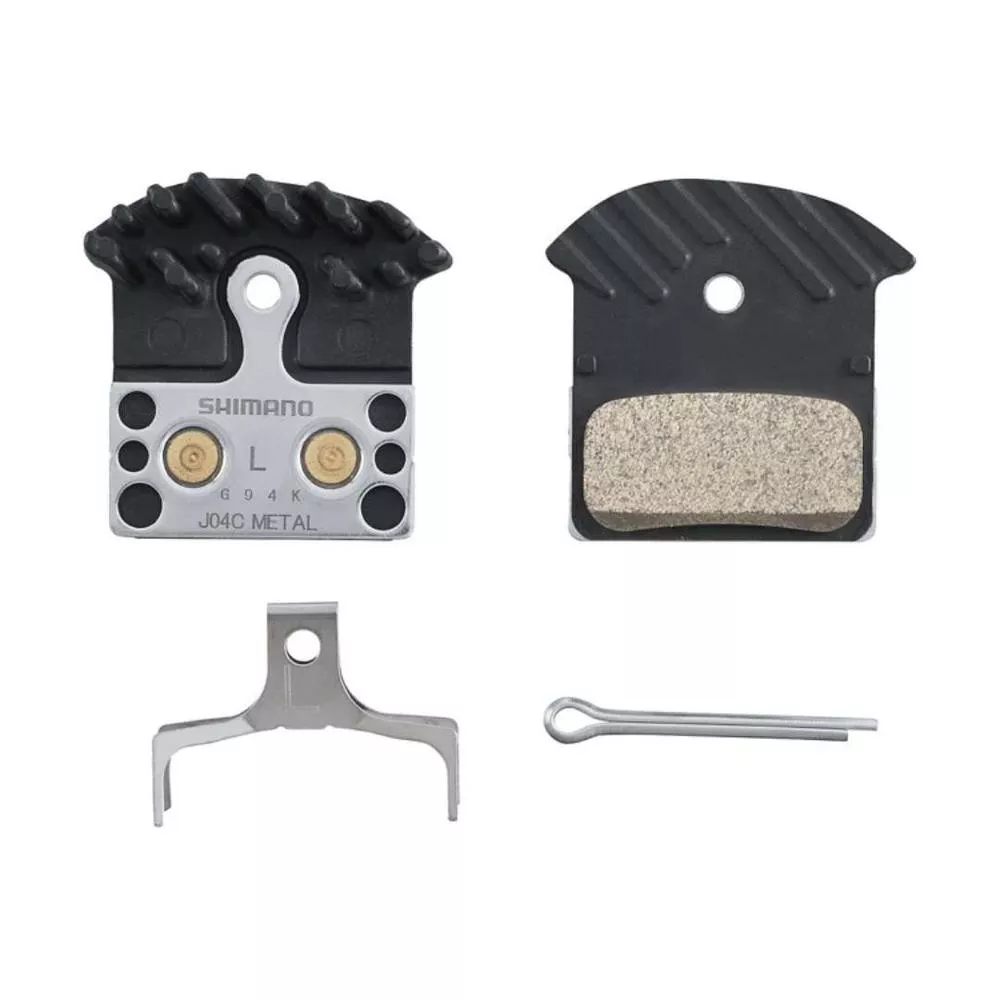 shimano-j04c-mf-disc-brake-pads-springs-metal-compound Shimano J04C-MF Disc Brake Pads & Springs - Metal Compound