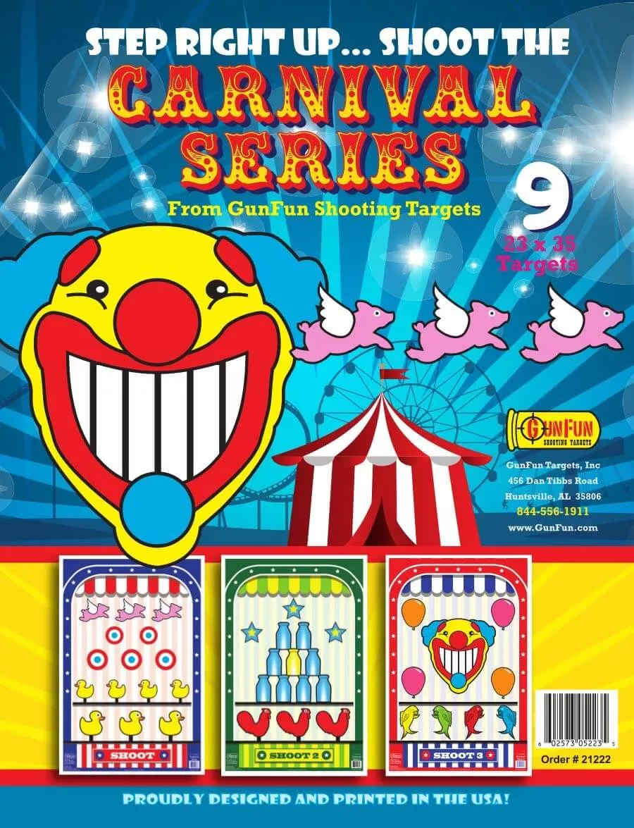 Shooting Targets Carnival Shoot Series 9 Pack