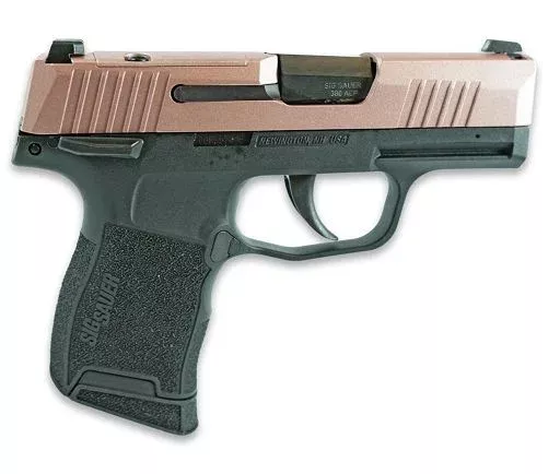 Sig P365-380-BSS-MS Nitron Pistol Rose Sparkle Slide