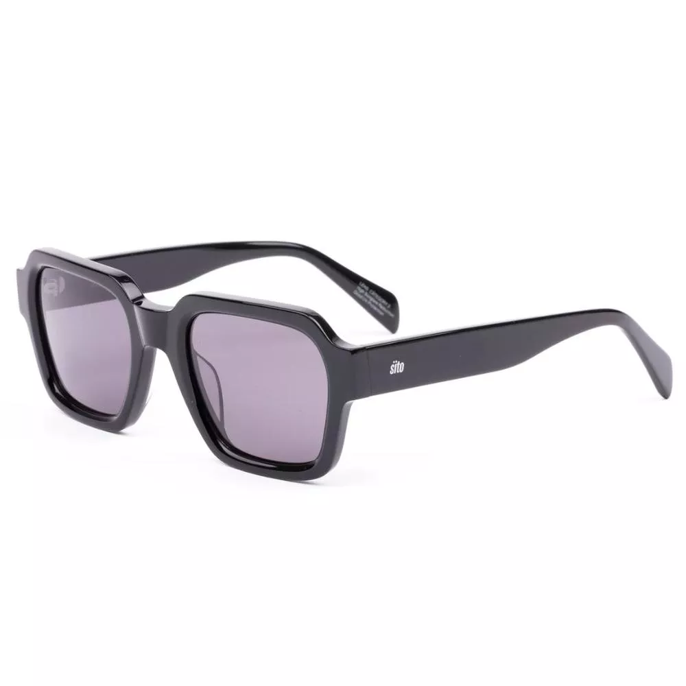 sito-leroy-sunglasses-black-smokey-grey SITO Leroy Sunglasses - Black Smokey Grey